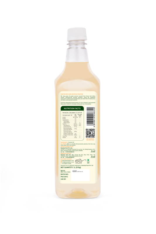 Cold Pressed Coconut Oil 1 Liter