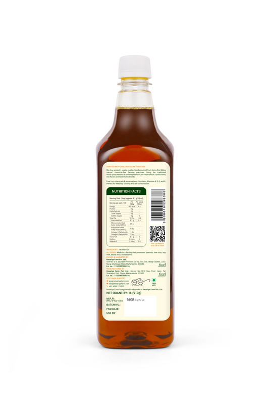 Cold Pressed Mustard Oil 1 Liter
