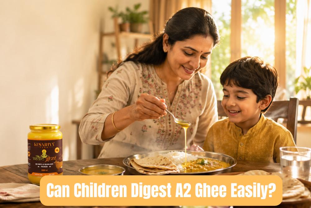 Can Children Digest A2 Ghee Easily?