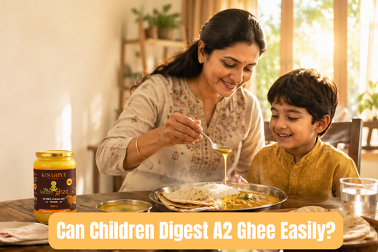 Can Children Digest A2 Ghee Easily?