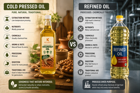 Cold Pressed Oil vs Refined Oil: What’s the Real Difference?