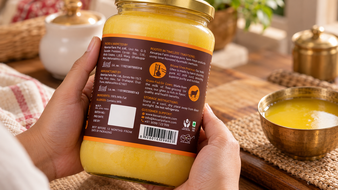 How to Read a Ghee Label