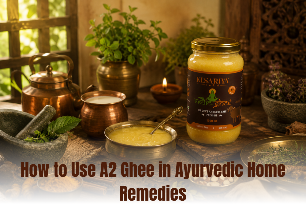 How to Use A2 Ghee in Ayurvedic Home Remedies
