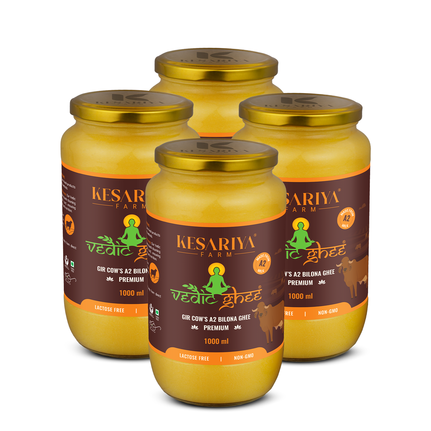 A2 Vedic Ghee Made from Gir Cows Milk