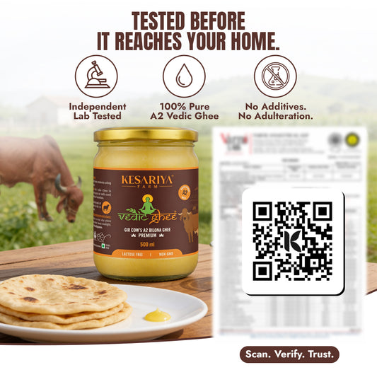 A2 Vedic Ghee Made from Gir Cows Milk