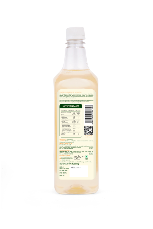 Cold Pressed Coconut Oil 1 Liter