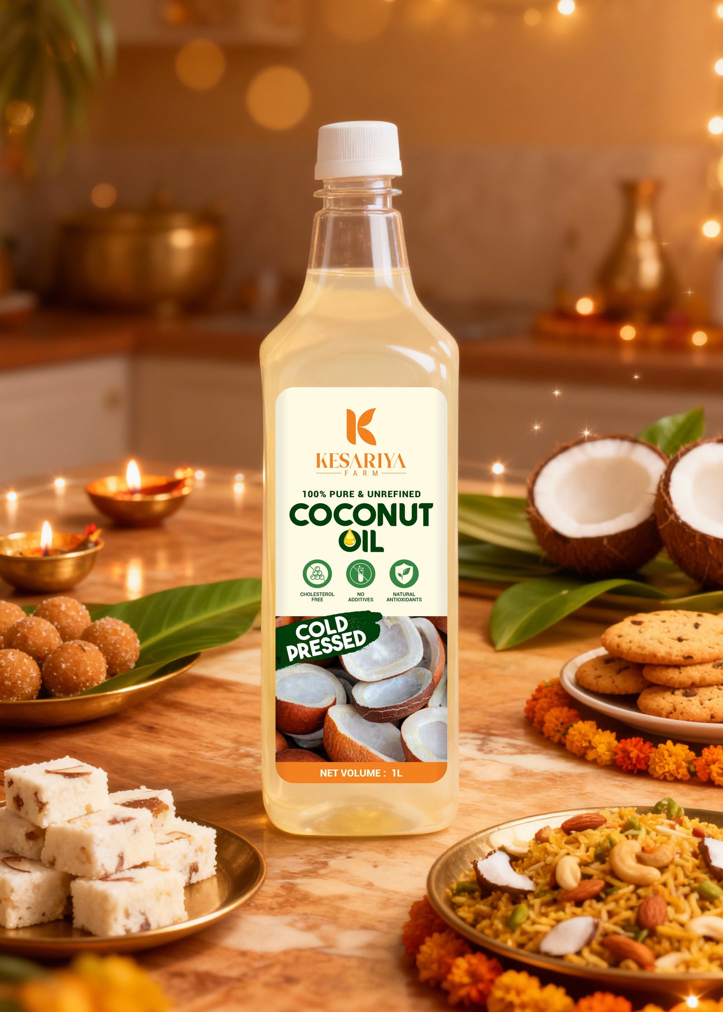 Cold Pressed Coconut Oil 1 Liter