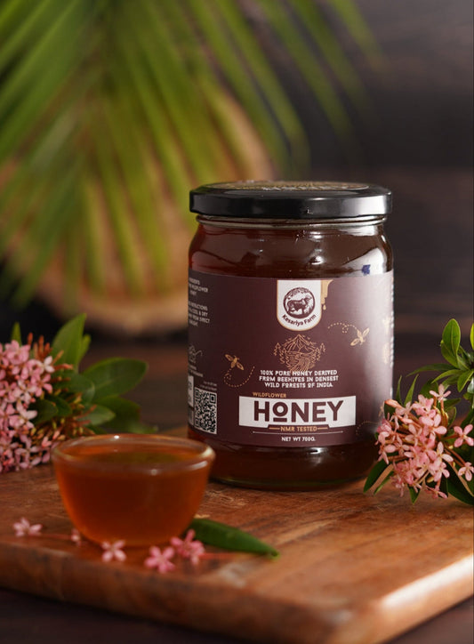 raw wildflower honey