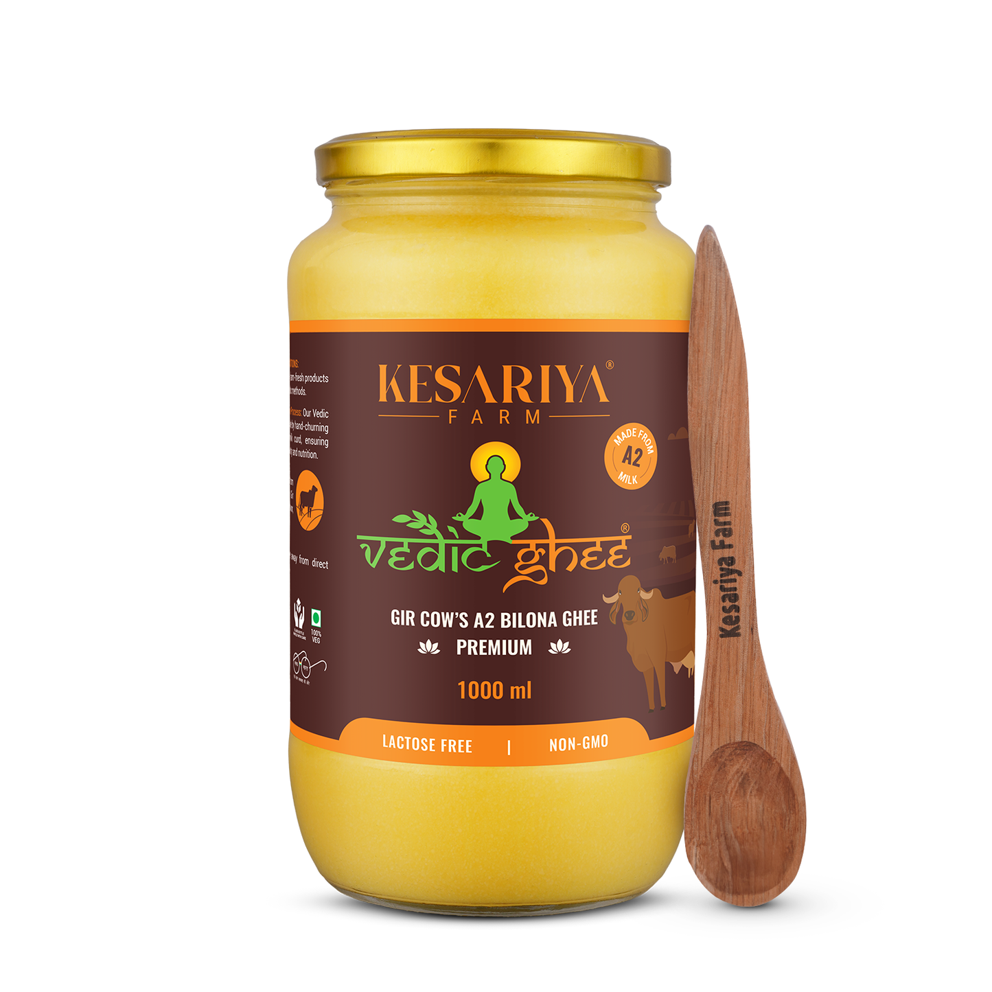 A2 Vedic Ghee Made from Gir Cows Milk