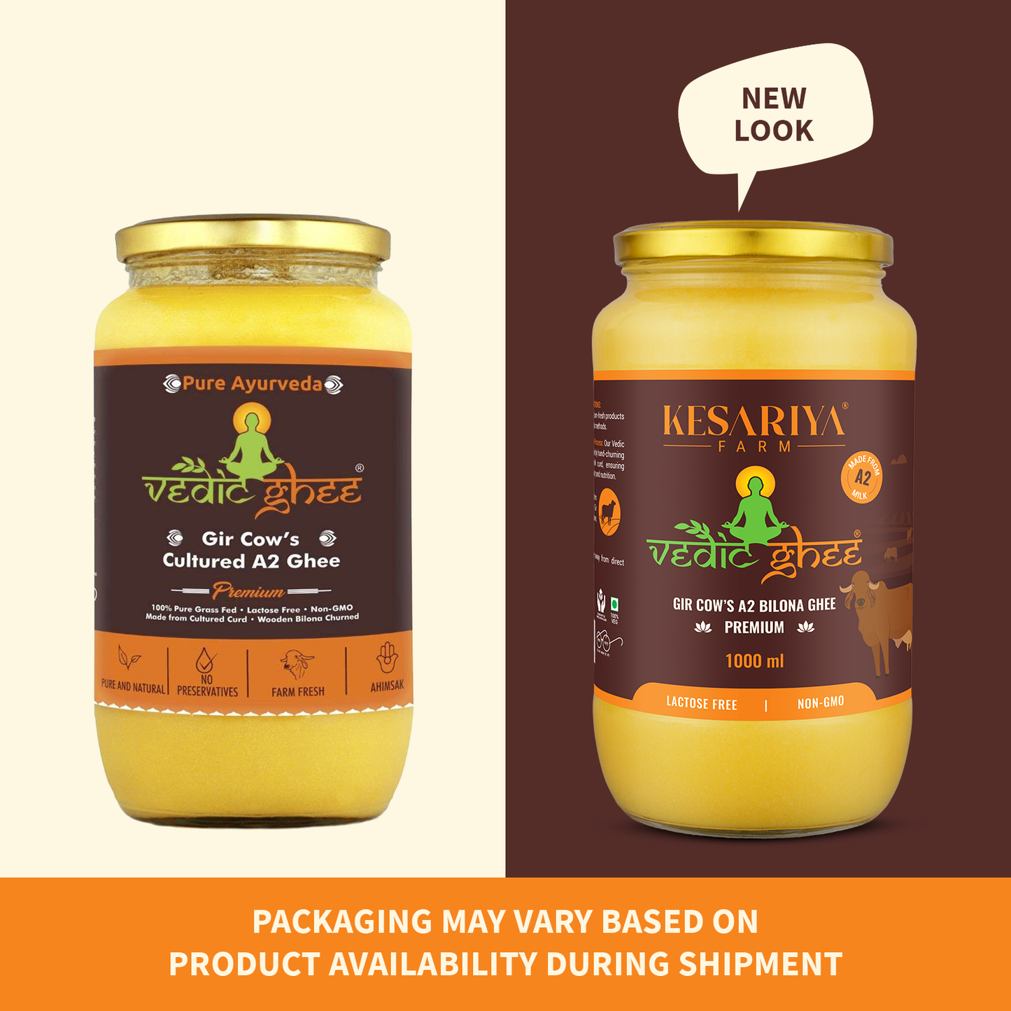 A2 Vedic Ghee Made from Gir Cows Milk